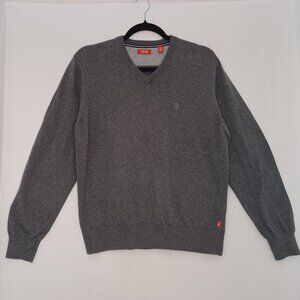 Women's IZOD Grey 100% Cotton Sweater Size Medium
